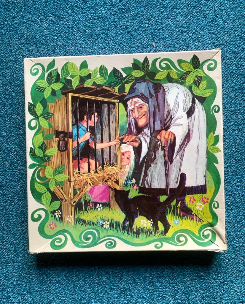 Oude Hema Sprookjes Puzzel - Hans en Grietje Heks 81 stukjes, Verzamelen, Ophalen of Verzenden, Gebruikt