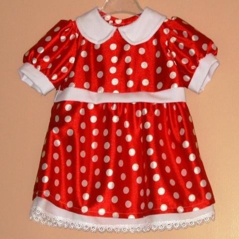 Minnie Mouse jurkje met toebehoren. , Ophalen of Verzenden, Nieuw, 104 of kleiner, Meisje