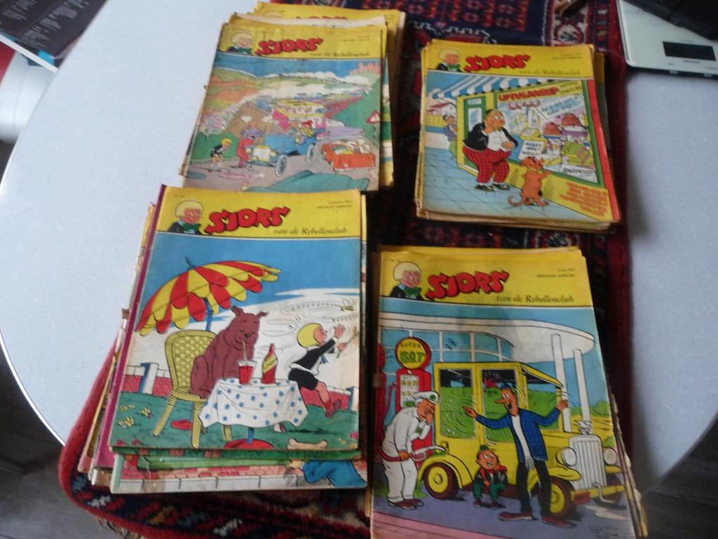 stripboeken sjors, Meerdere stripboeken, Ophalen of Verzenden, Gelezen