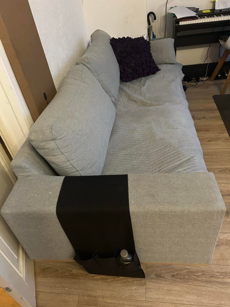 Gratis 2.2m lange bank, Huis en Inrichting, Ophalen, Gebruikt, Driepersoons, 75 tot 100 cm