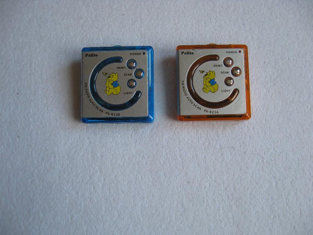 Palito - FM Radio Auto Scan PA-623A Winnie de Poeh - Pooh, Ophalen of Verzenden, Gebruikt