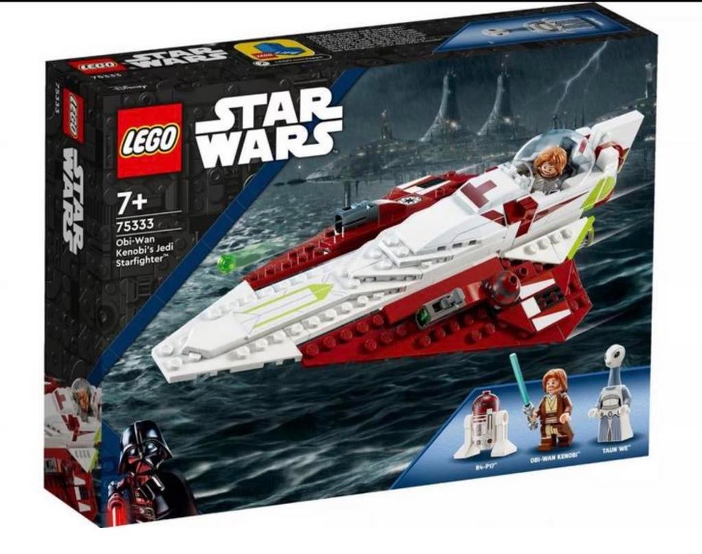 Nieuw LEGO Star Wars 75333 Obi-Wan Kenobi’s Jedi Starfighter, Ophalen of Verzenden, Nieuw, Complete set, Lego