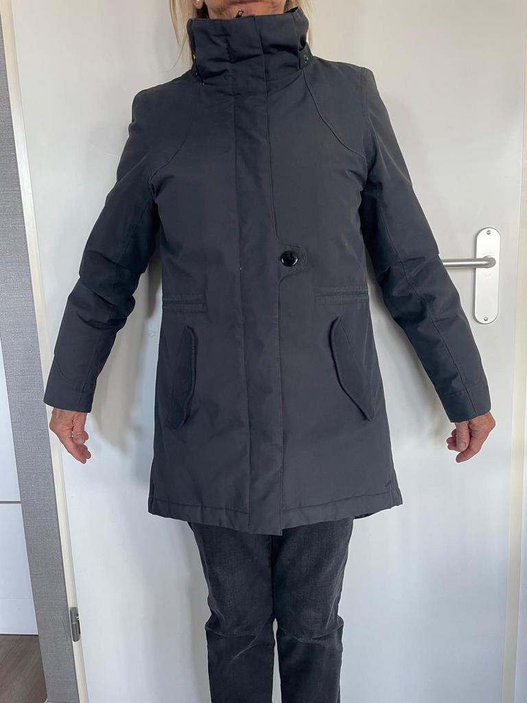 Elvine Dames Parka - Maat M - Donkerblauw, Ophalen of Verzenden, Zo goed als nieuw, Maat 38/40 (M), Blauw