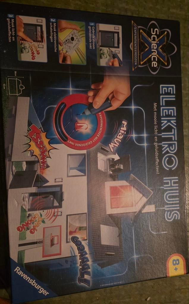 Ravensburger Elektro Huis - Experimenteerdoos, Ophalen of Verzenden, Zo goed als nieuw, Elektronica, Met licht