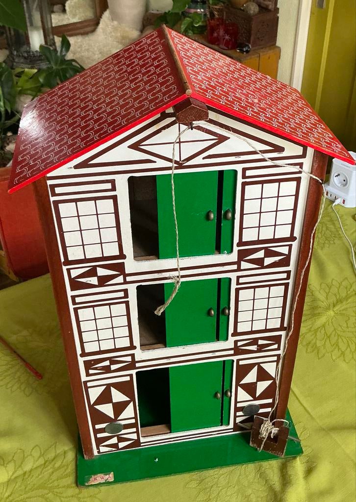 Vintage Houten Pakhuis - Okwa Nederland, Ophalen of Verzenden