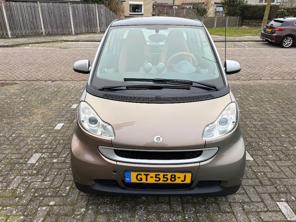 Smart ForTwo 1.0 52KW Coupe 2007 Grijs, Auto's, Smart, Achterwielaandrijving, 18 €/maand, Bruin, 70 pk