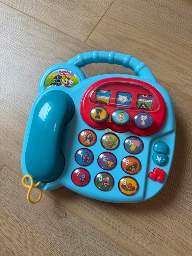 Woezel en Pip telefoon met geluid babyspeelgoed, Kinderen en Baby's, Speelgoed | Babyspeelgoed, Ophalen of Verzenden, Gebruikt