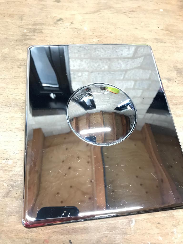 Grohe WC drukplaat chroom, Doe-het-zelf en Verbouw, Sanitair, Ophalen of Verzenden, Gebruikt, Chroom, Toilet