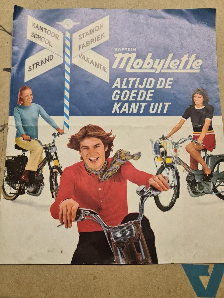 Kapitein Mobylette Bromfiets, Verzenden