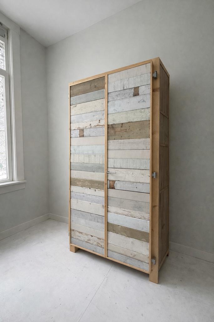 Piet Hein Eek Sloophouten Kast - Origineel, Ophalen, Gebruikt