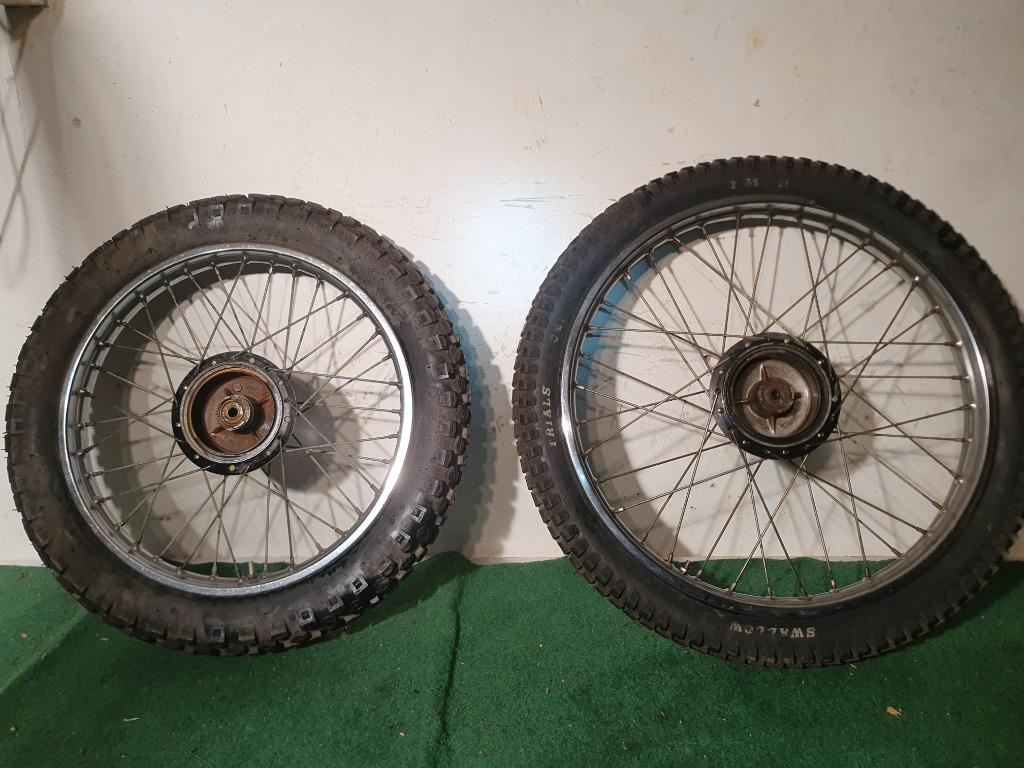 Velgen Yamaha DT DT50 MX wiel velg voorwiel achterwiel Band, Ophalen of Verzenden, Gebruikt, Frame, Yamaha