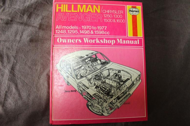 Hillman Avenger Chrysler 1970 - 1977 werkplaatsboek Haynes, Ophalen of Verzenden