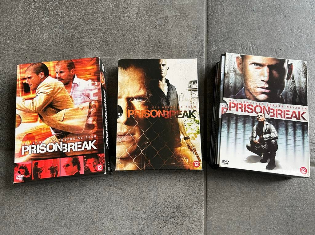 Prison Break - Complete Serie DVD seizoen 1 t/m 3, Ophalen, Boxset, Zo goed als nieuw, Actie en Avontuur