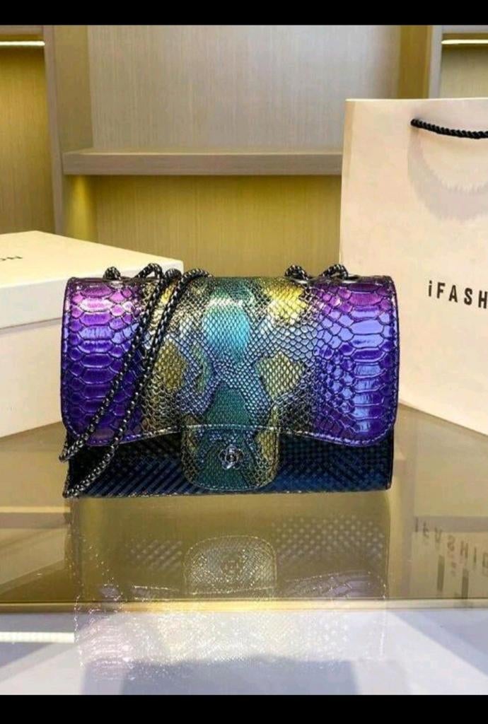 Prachtig schoudertas, Sieraden, Tassen en Uiterlijk, Tassen | Schoudertassen, Ophalen, Nieuw, Zwart