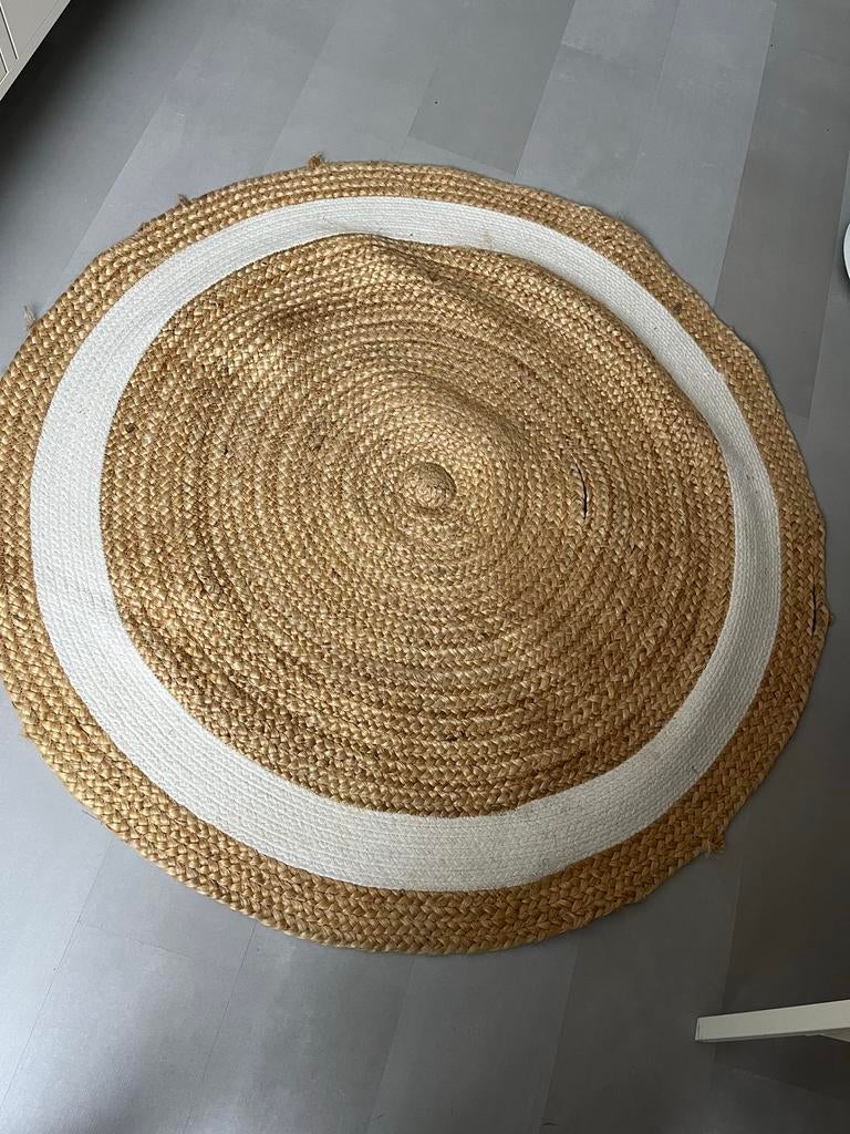 Sisal kleed - 120 cm doorsnee, Ophalen of Verzenden, Zo goed als nieuw, Rond, Overige materialen