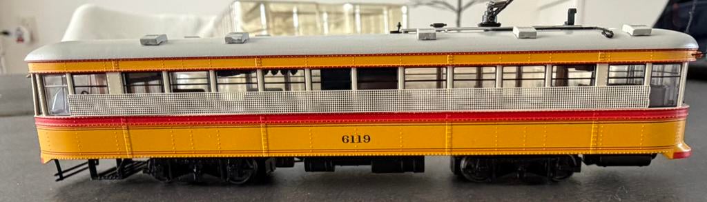 Tram van Bachmann H0 Digitaal gelijkstroom.€150,-, Ophalen of Verzenden, Zo goed als nieuw, Gelijkstroom, Overige merken