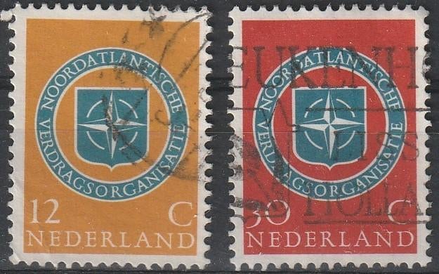 678. Nederland 720/21 gest. Navo, Ophalen of Verzenden, Na 1940, Gestempeld