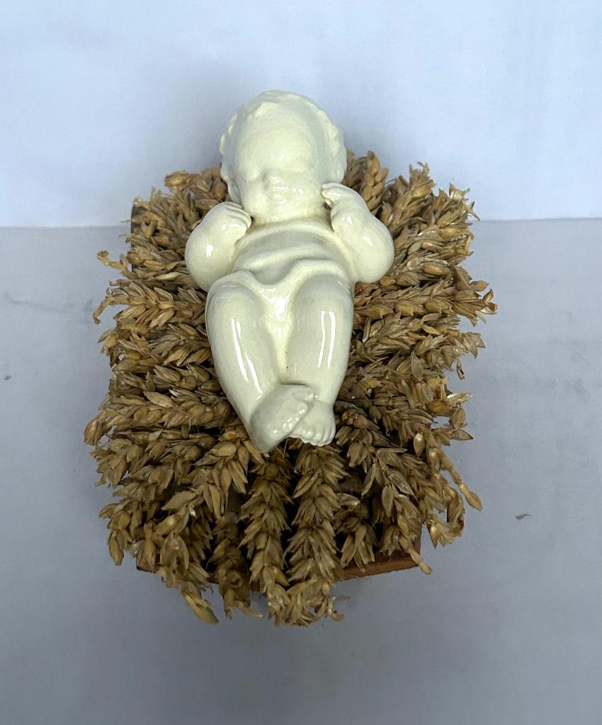 Hummel - Goebel nativity kerst kindje Jezus in kribbe 1958, Ophalen of Verzenden