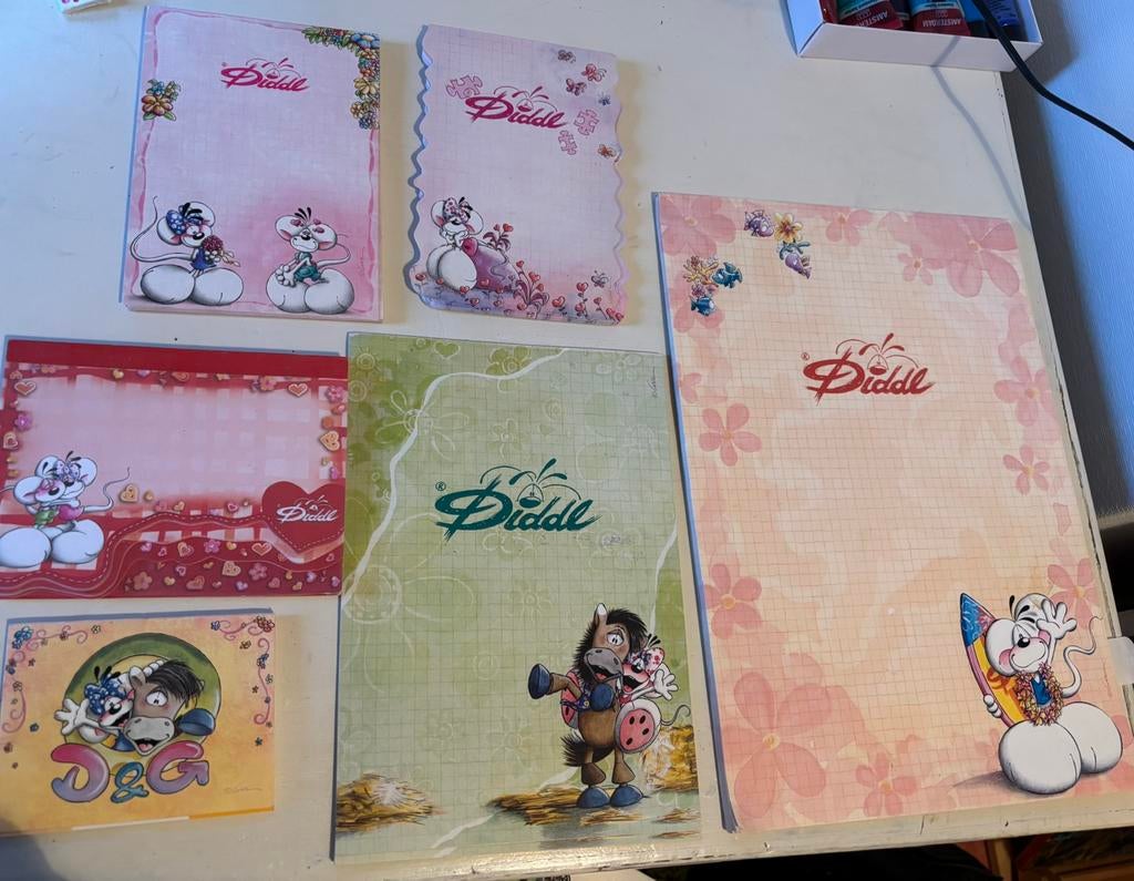 6 pakketten aan diddle geur notitieblokken, blaadjes, Ophalen of Verzenden, Zo goed als nieuw, Papier, Kaart of Schrift