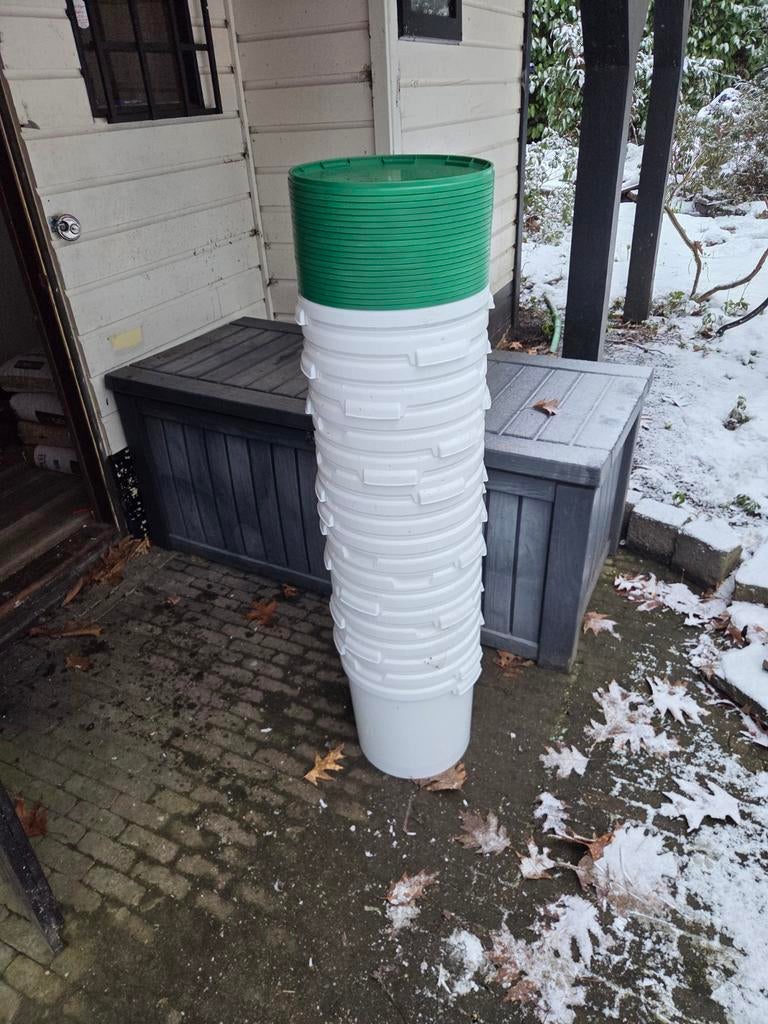 20x 10L Emmer met Deksel, Ophalen of Verzenden, Nieuw