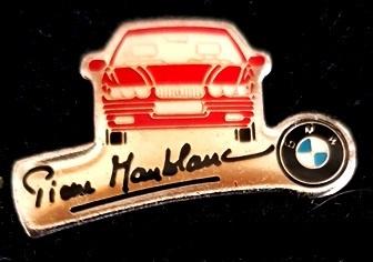 B.M.W. dealer pin uit Frankrijk- rood, Ophalen of Verzenden, Nieuw, Transport, Speldje of Pin