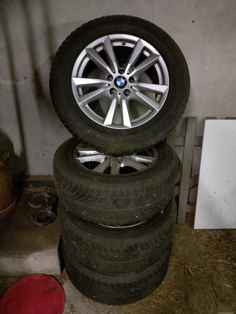 BMW X5 Velgen met Winterbanden, Ophalen, 18 inch, Gebruikt, 255 mm