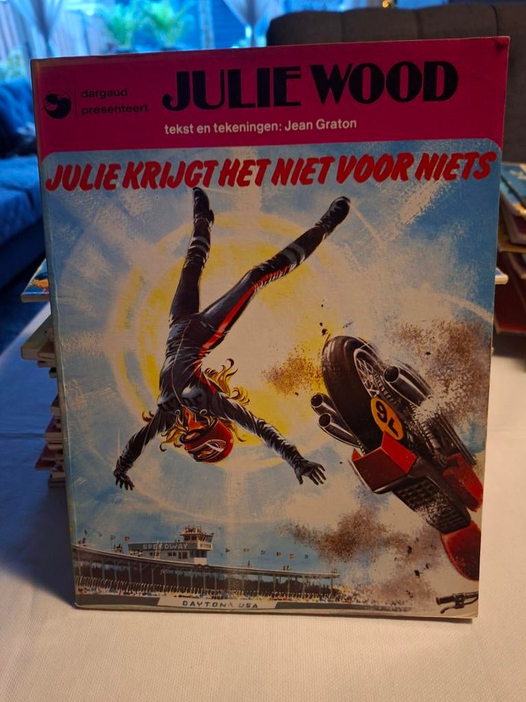 Julie Wood - Julie Krijgt Het Niet Voor Niets, Eén stripboek, Verzenden, Gelezen, Jean Graton