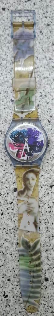 Swatch GN122 PHOTOSHOOTING horloge uit 1992., Ophalen of Verzenden, Gebruikt, Overige kleuren, Jongen of Meisje