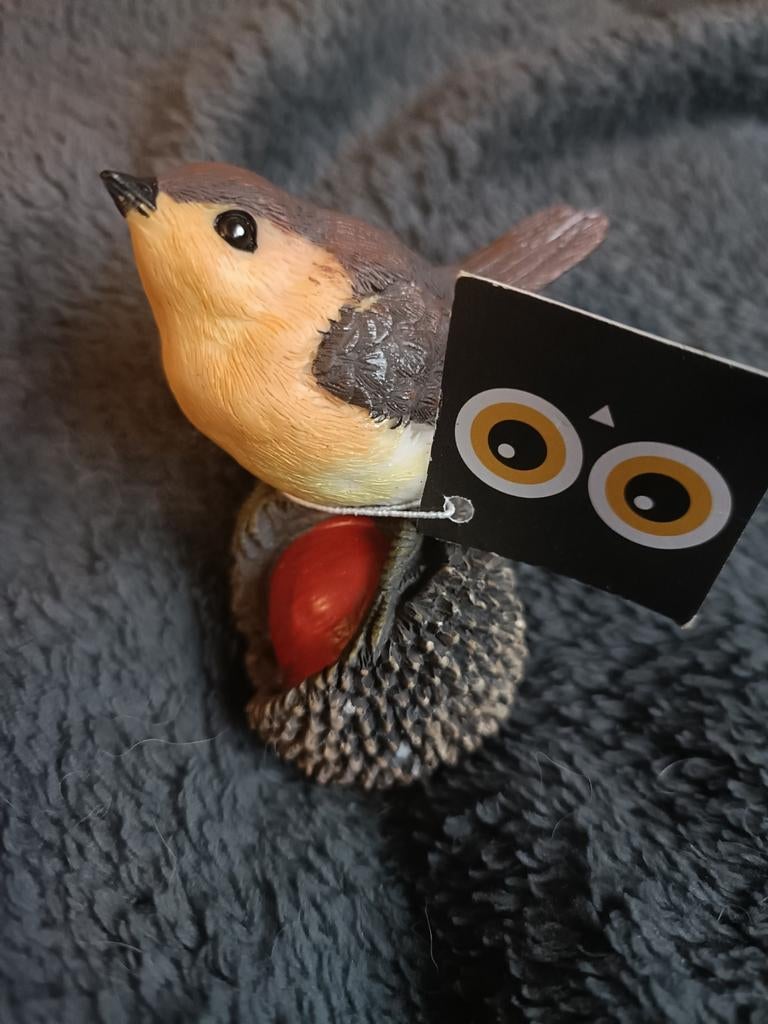 Farmwood Schattig roodborstje beeldje - Nieuw, Ophalen of Verzenden, Nieuw, Dier