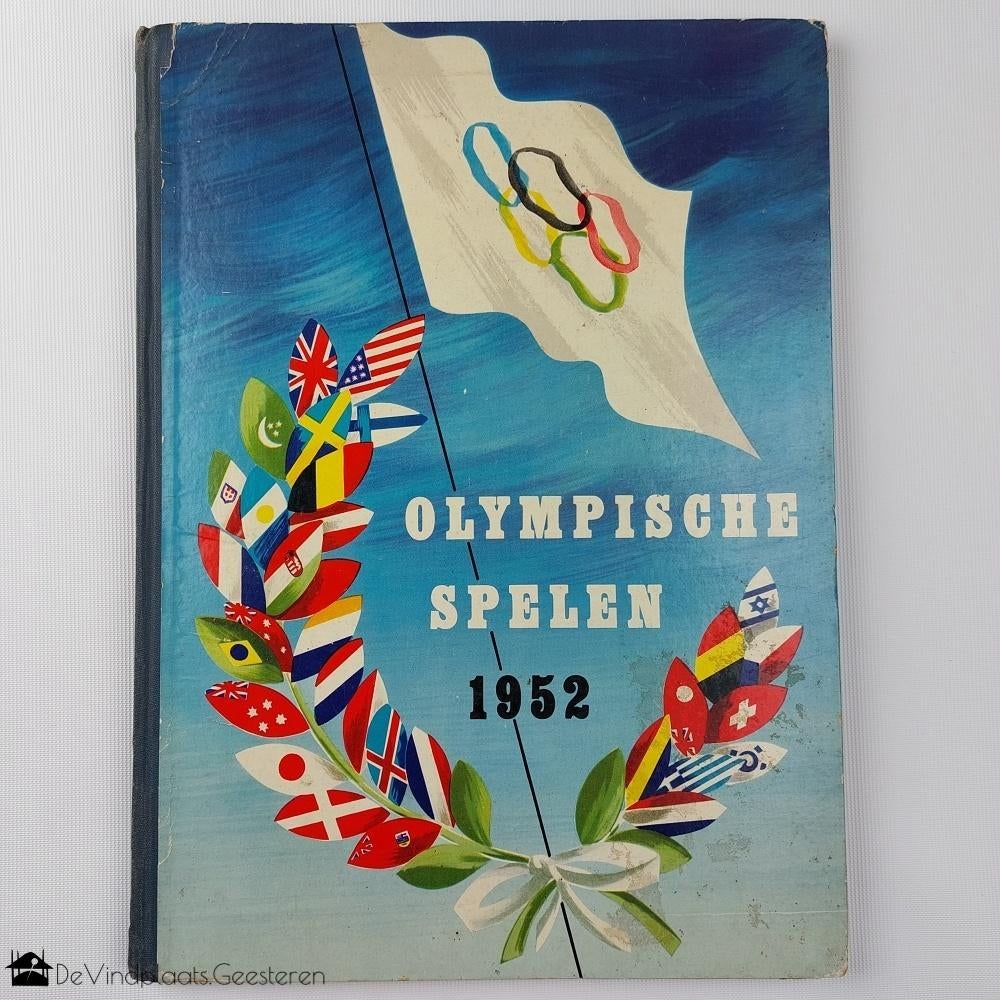 Olympische Spelen 1952 – plaatjesboek compleet, Boeken, Ophalen of Verzenden, Gelezen, Plaatjesalbum