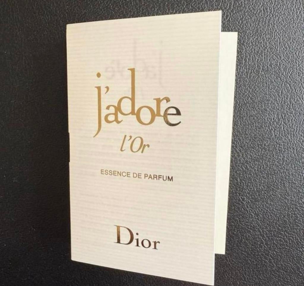 Parfum proefje J’adore L’or 1 ml essence de parfum, Sieraden, Tassen en Uiterlijk, Uiterlijk | Parfum, Verzenden, Nieuw