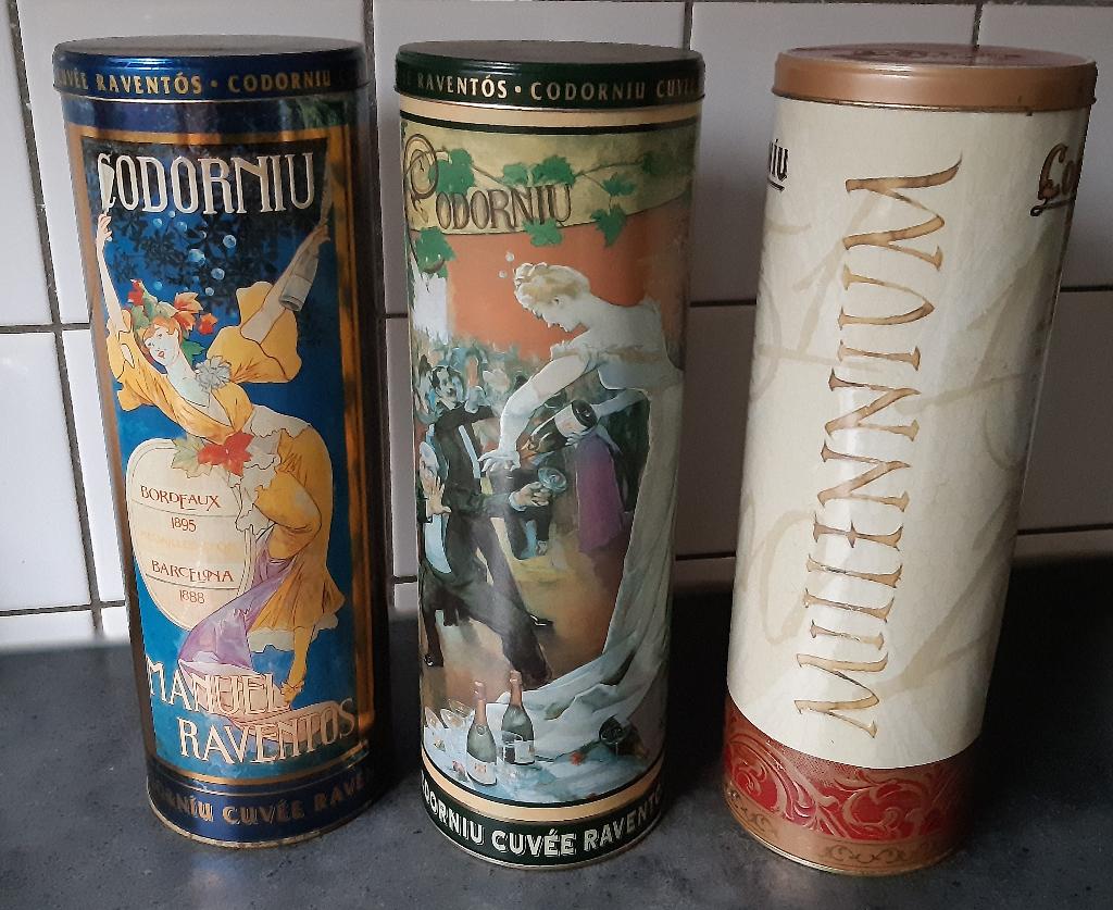 blikverpakking wijn, likeur, bier etc., Verzamelen, Blikken, Gebruikt, Overige, Overige merken, Ophalen of Verzenden