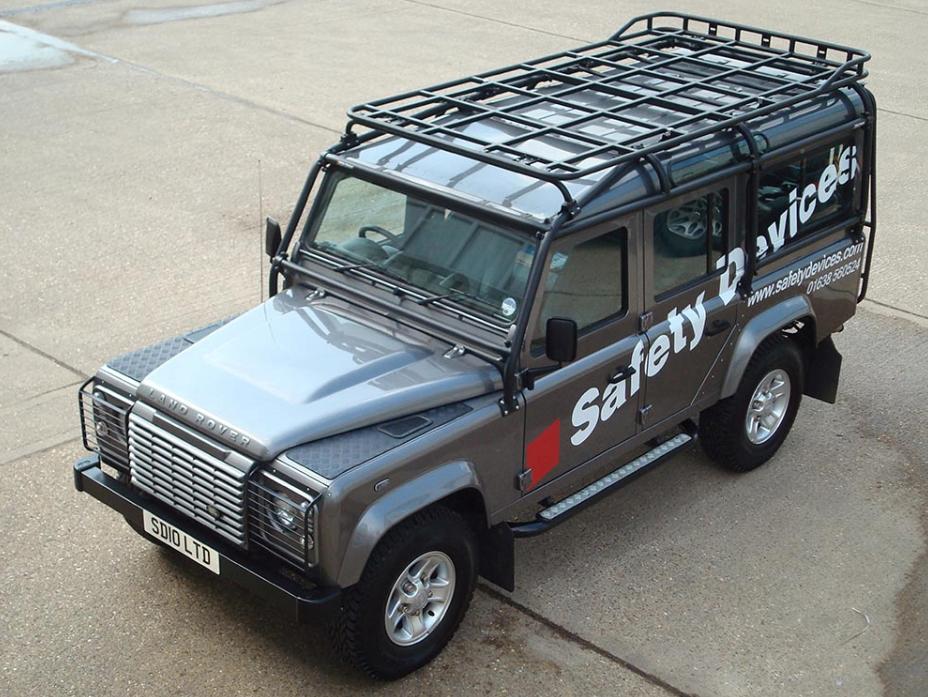 Safety Device roofrack imperiaal Defender 110, Ophalen