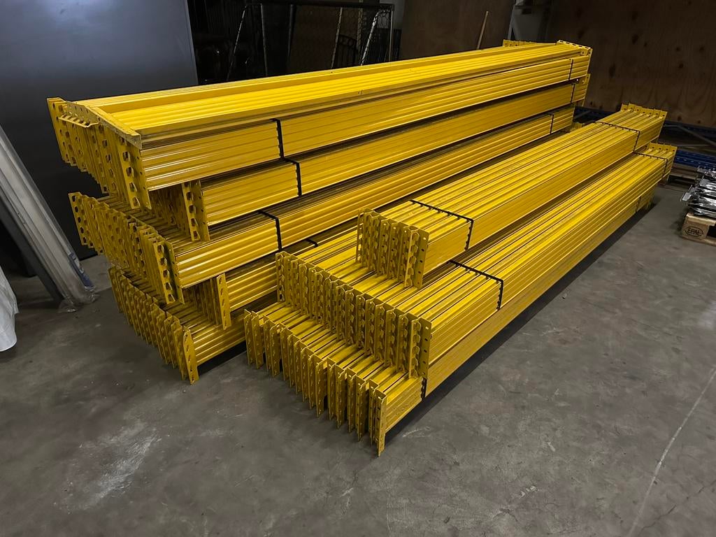 Gebruikte palletstelling l Metalsistem l lange liggers l, Ophalen of Verzenden