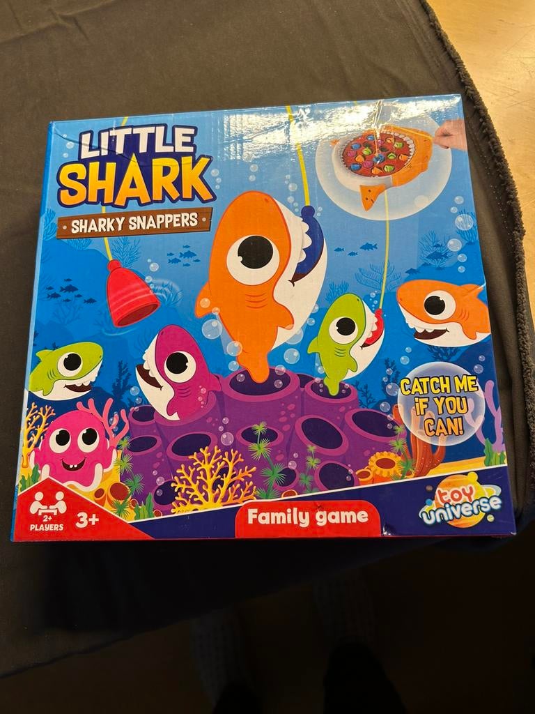 Spelletje Little Shark, vanaf 3 jaar, Hobby en Vrije tijd, Gezelschapsspellen | Bordspellen, Ophalen of Verzenden, Zo goed als nieuw