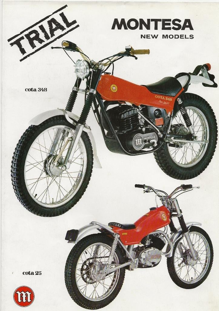 Montesa trial new models folder (Mont), Ophalen of Verzenden, Overige merken