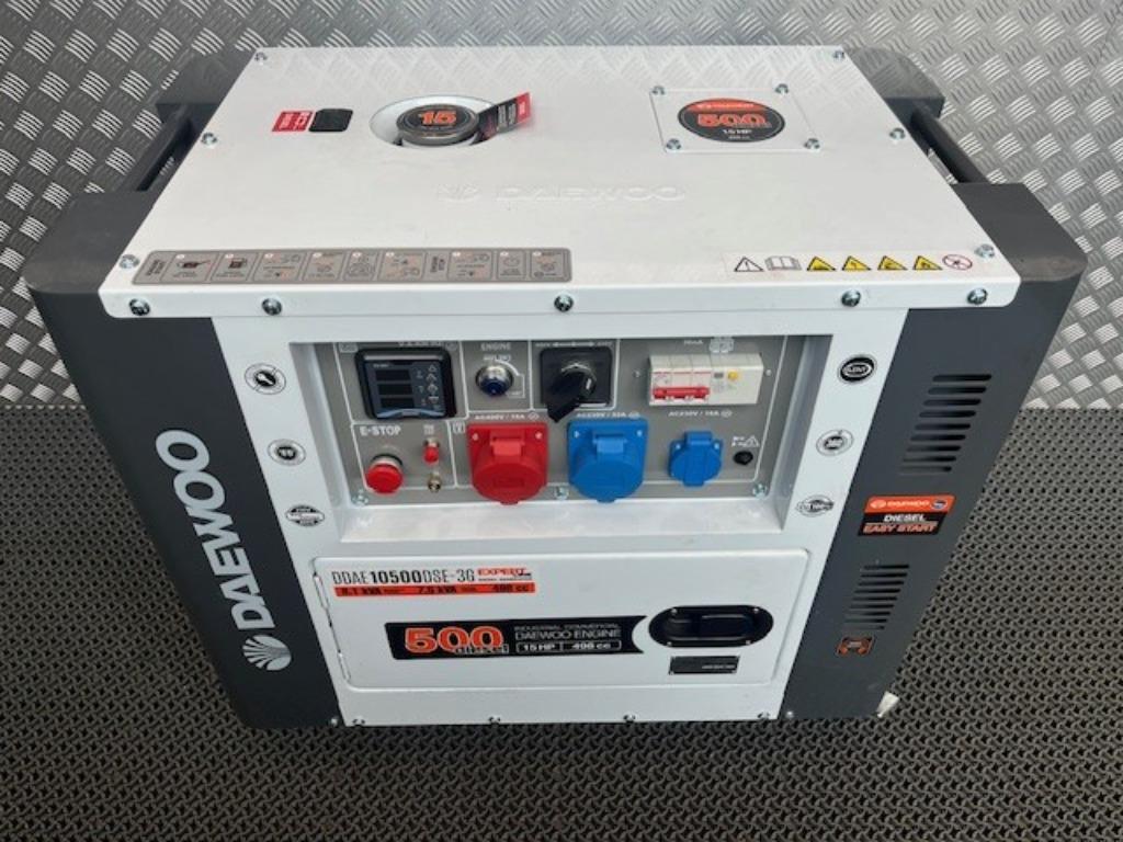 Generator aggregaat Daewoo DDAE 10500 op voorraad!, Elektrisch startend, Dieselolie, Nieuw, Ophalen of Verzenden
