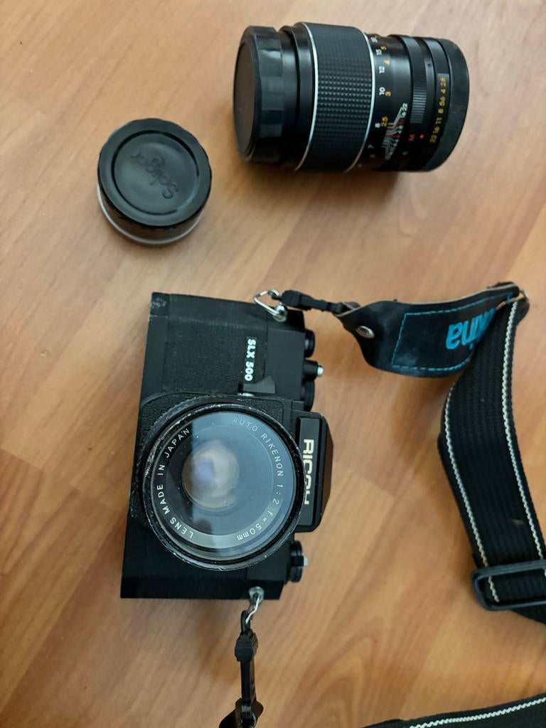 Ricoh Spiegelreflex Camera - Analoog, Ophalen of Verzenden, Gebruikt, Spiegelreflex, Overige Merken