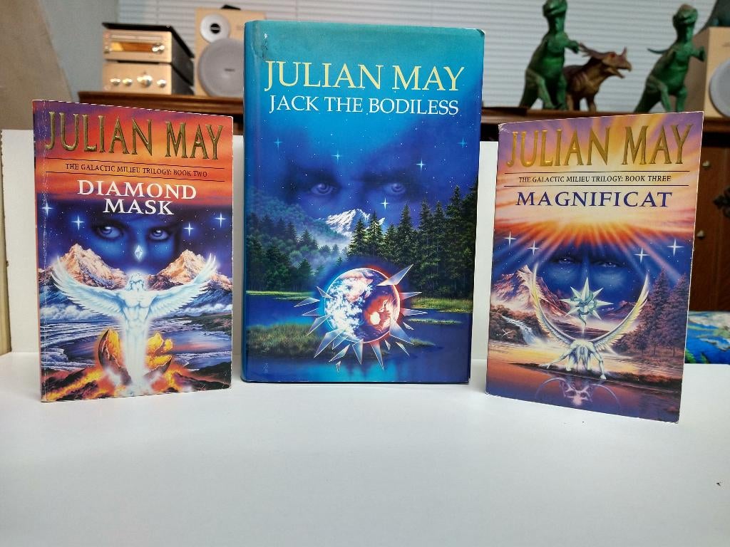 JULIAN MAY - GALACTIC MILIEU TRIO (3x english books wv 1xHC), Boeken, Verzenden, Zo goed als nieuw, JULIAN MAY
