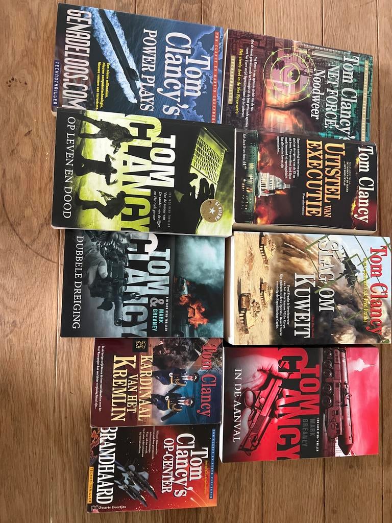 Tom Clancy Boeken Collectie, Boeken, Thrillers, Gelezen, Nederland, Ophalen of Verzenden
