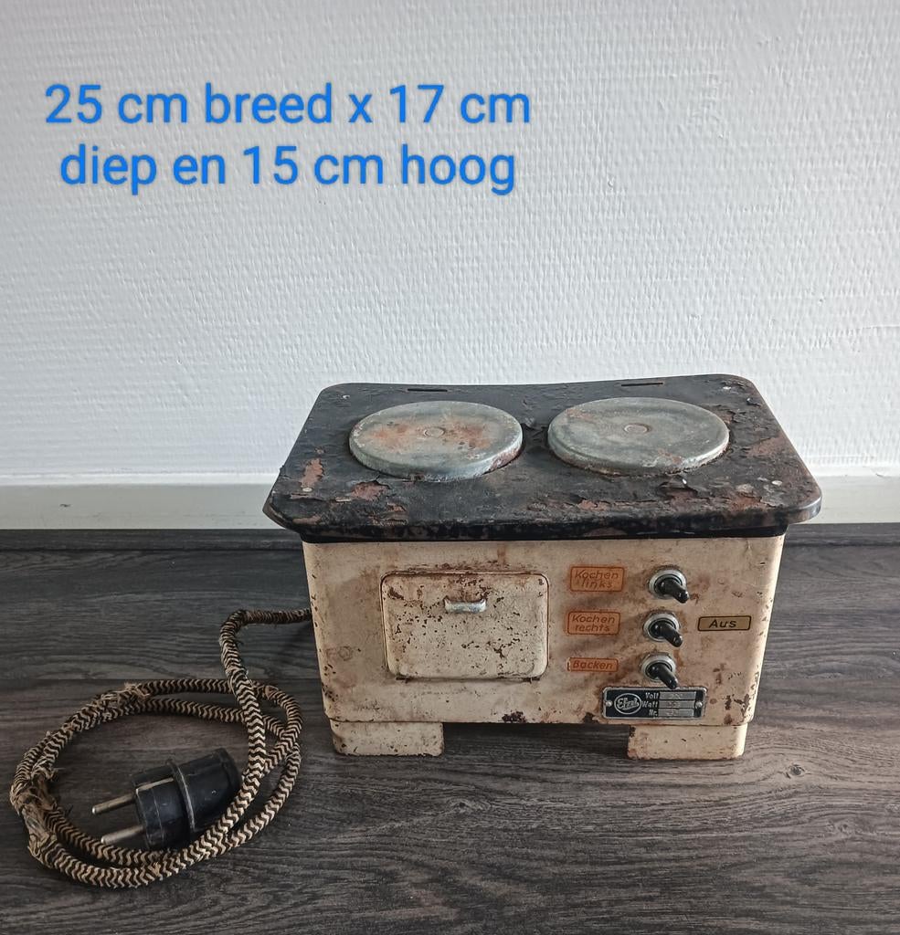 50/ 60 jaren Vintage speelgoed (kookfornuisjes , keuken enz), Antiek en Kunst, Antiek | Speelgoed, Ophalen of Verzenden