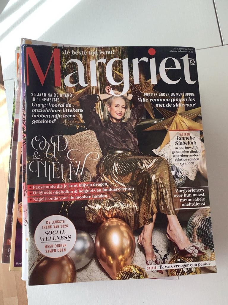 Margriet tijdschriften jaargang 2025, Boeken, Tijdschriften en Kranten, Ophalen, Zo goed als nieuw, Damesbladen