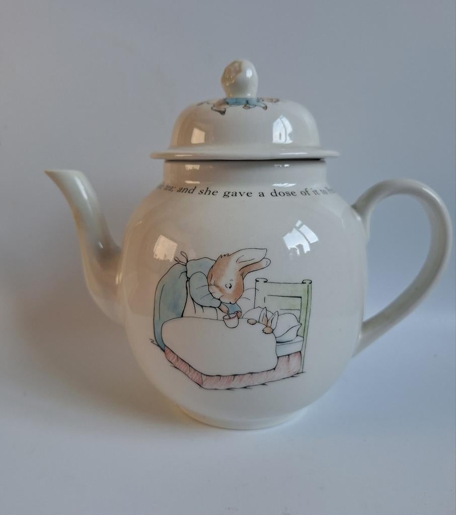 Leuke vintage theepot van Peter Rabbit van Beatrix Potter, Ophalen of Verzenden
