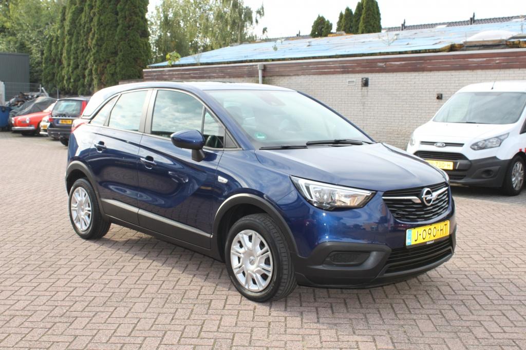 Opel Crossland X 1.2 T. Edition (bj 2020), Gebruikt, Euro 6, Blauw, Origineel Nederlands