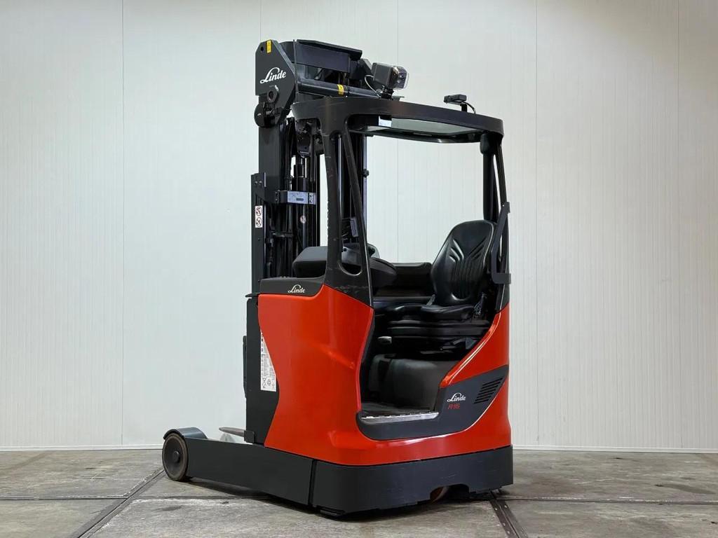 Linde R16 2020 triplex Freelift sideshift camera HL1007, 1000 tot 2000 kg, Elektrisch, Reachtruck, Linde