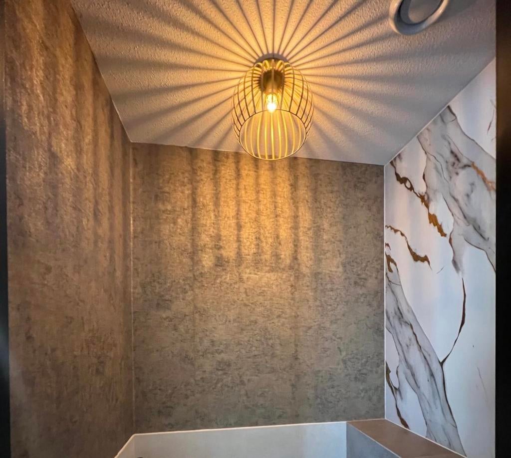 Luxe behang goud, Ophalen of Verzenden, Minder dan 10 m²