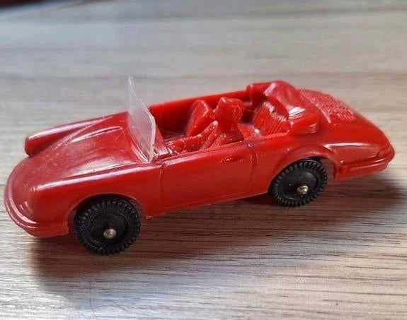 Rode Stelco/Vinyl Line Porsche 911 Speelgoedauto, Ophalen of Verzenden, Gebruikt, Auto