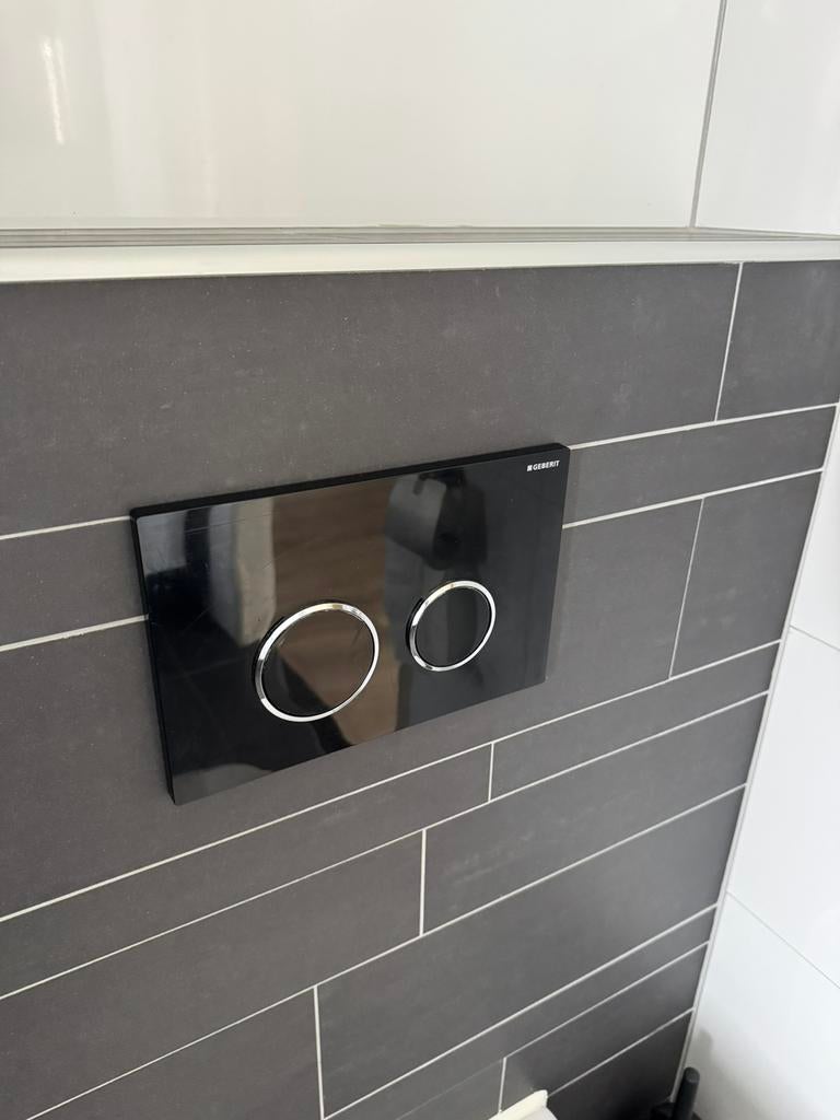 2x geberit drukplaat zwart, Ophalen, Zo goed als nieuw