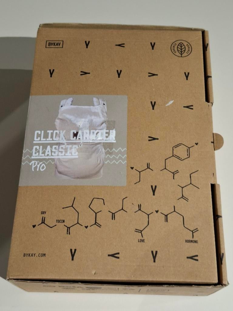 ByKay Click Carrier Classic ProDraagzak  Shiny Velvet  Pearl, Nieuw, Buik, Draagzak, Ophalen