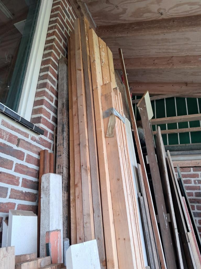 balkjes, Doe-het-zelf en Verbouw, Hout en Planken, Ophalen, Zo goed als nieuw, 250 tot 300 cm, 50 mm of meer